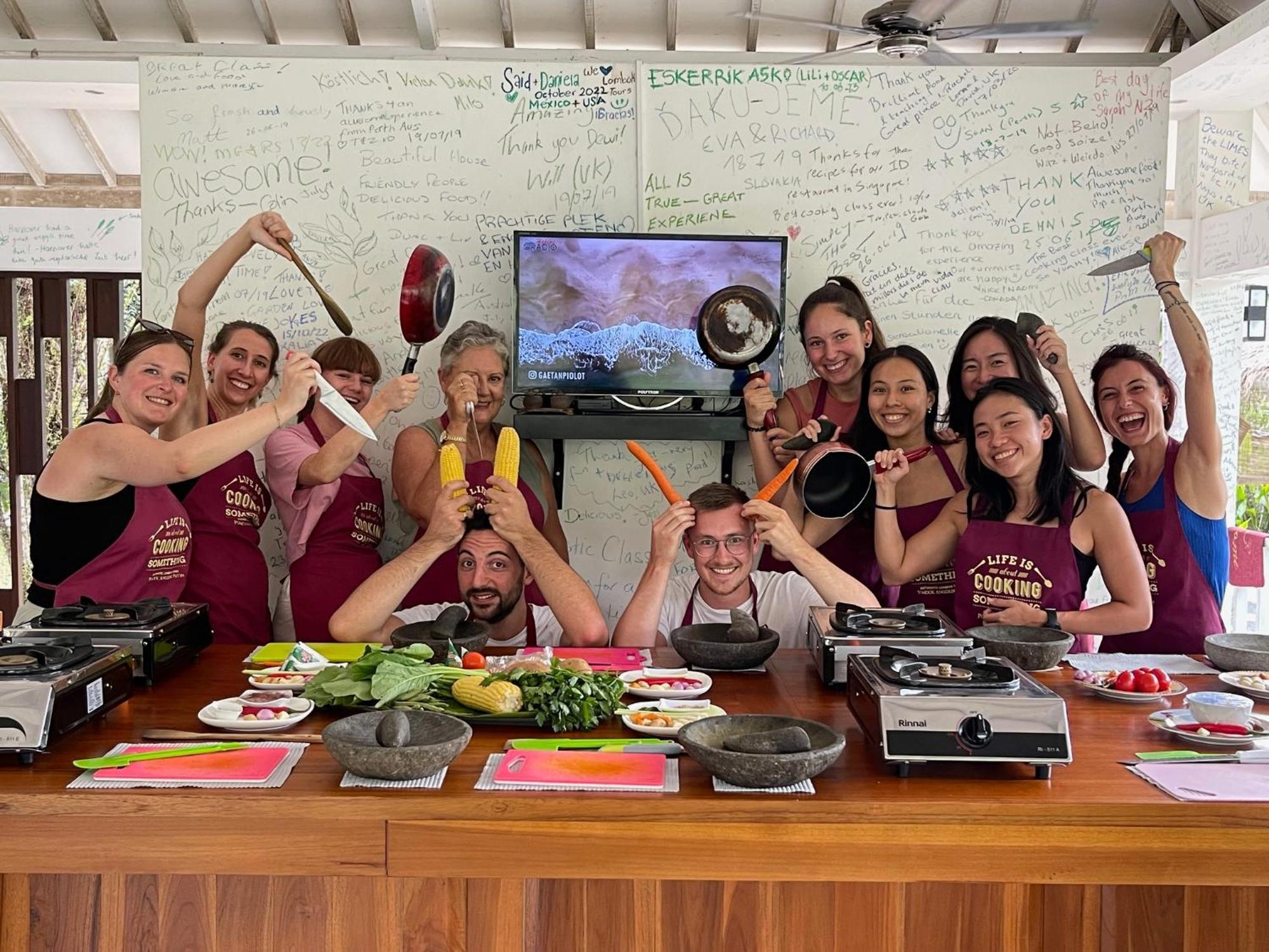 Anggrek Putih Lombok Cooking Class And Homestay Senggigi Eksteriør bilde